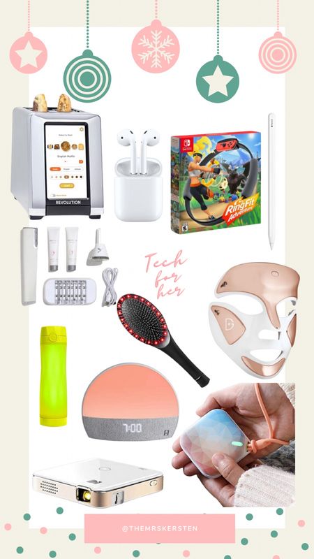 Unique Tech Gifts for her!! The item I want the most on the list is the Nintendo Switch Exercise Ring!! 

Gifts for her 
Christmas shopping 
Gift ideas 
Gift guide for her
Tech gifts for her 
Christmas season 
Holiday season 
Amazon
Found it on Amazon 
Amazon finds 
Sephora sale 

#LTKCyberweek #LTKHoliday #LTKSeasonal