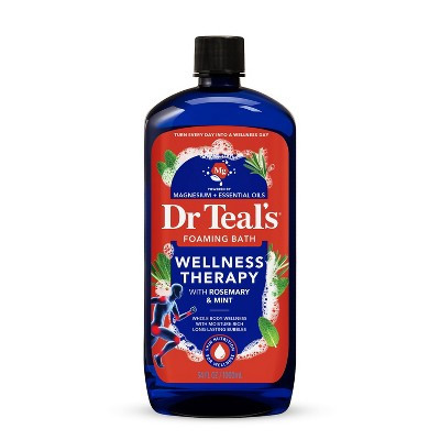 Dr Teal's Wellness Therapy Foaming Bubble Bath with Rosemary & Mint - 34 fl oz | Target