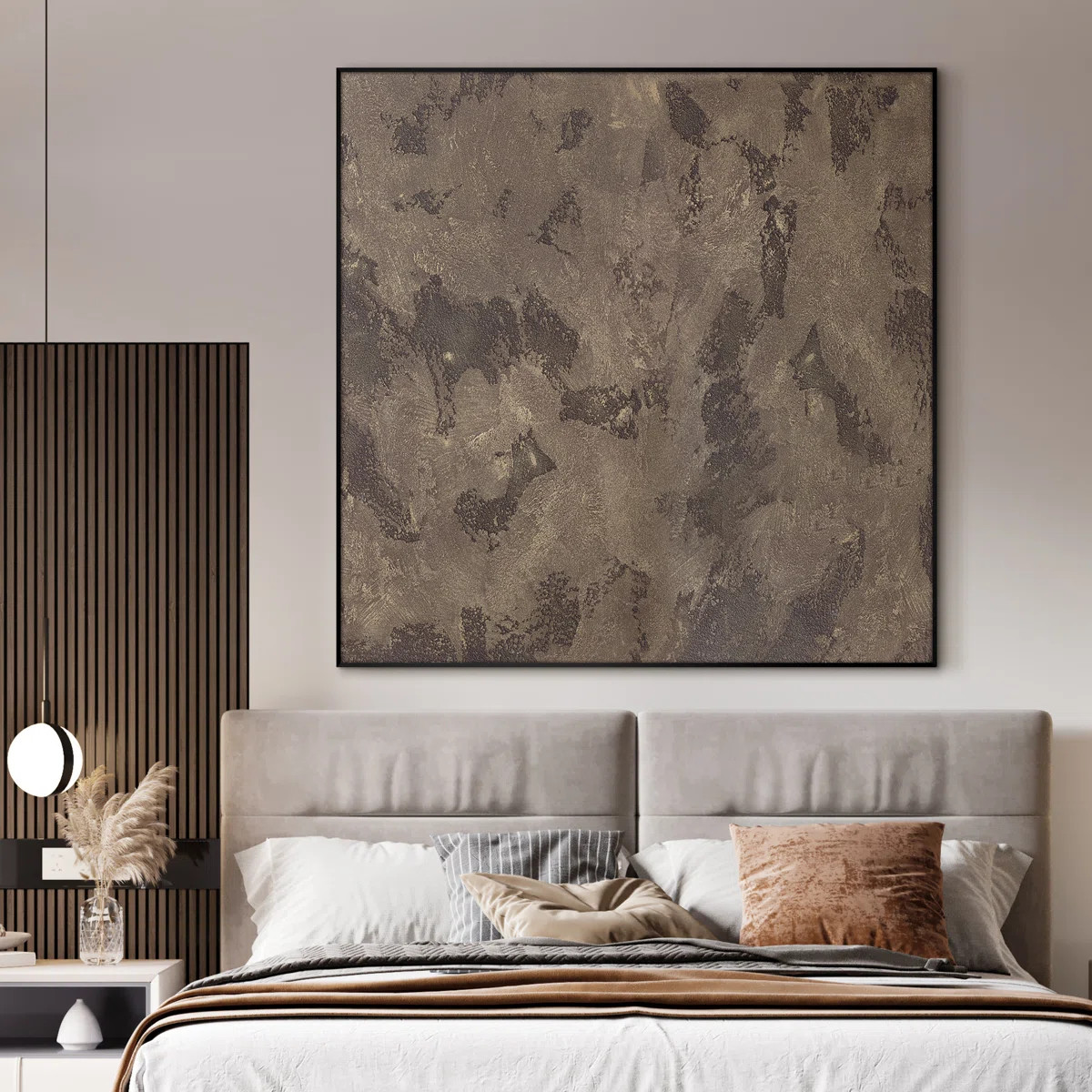Extra Large Wall Art Fabric Print - Moody Dark Illustrations Artwork Decor for Living Room or Bed... | Wayfair North America