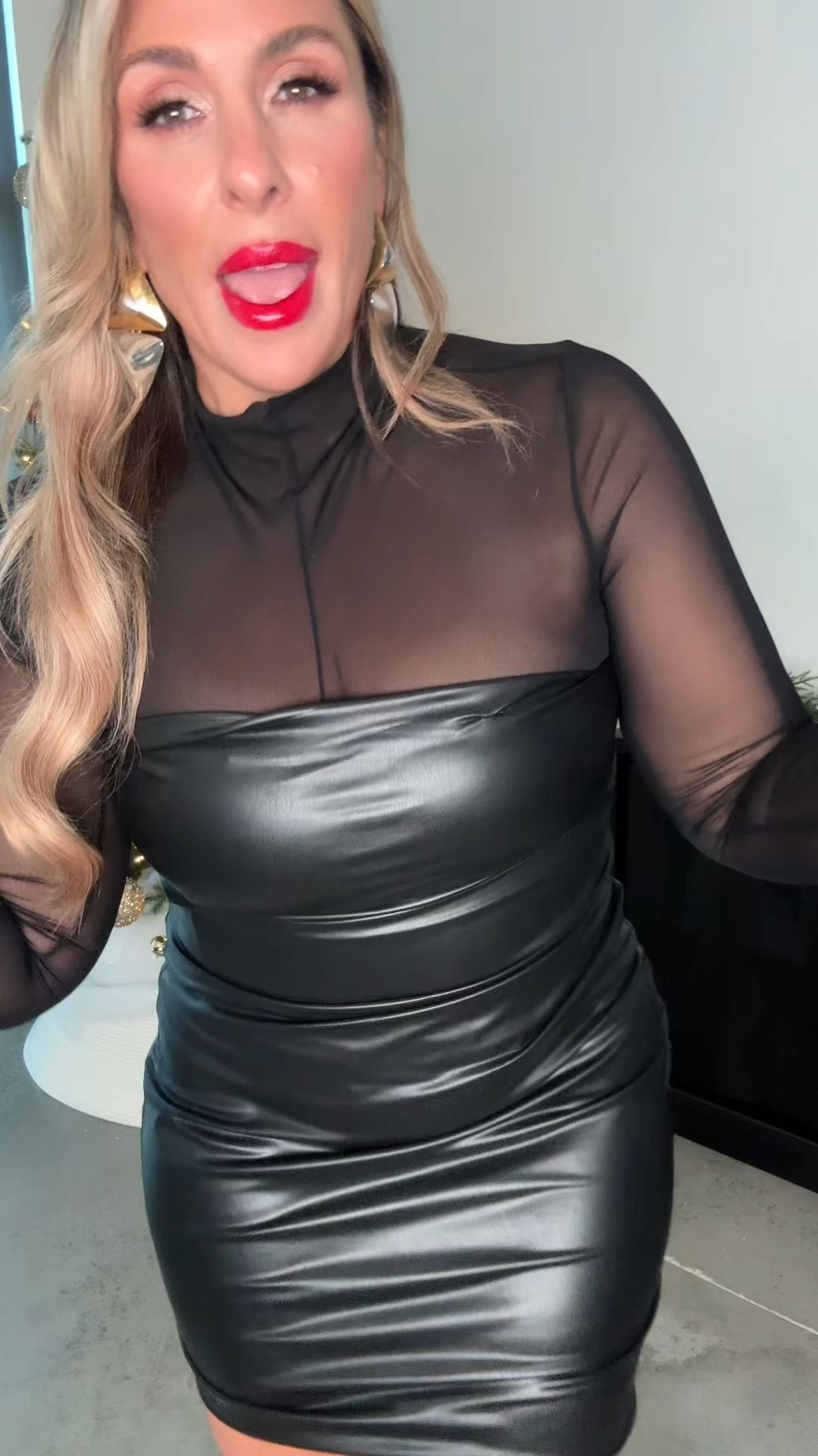 Fashion Hack with Express Holiday / Party Looks

I am wearing the mesh top from Amazon with the thumbs holes with the leather and velvet outfit

Wearing the express mesh bodysuit with the dress size L



Velvet Pants Set
vest L (has stretch) size down if in between 
pants 14 reg (has stretch) The 14reg fit well but a bit big in waist and I prefer more length. I would prefer the 12L for a closer fit or a 14L for a relaxed fit. 
sheer white top XL

Velvet Bow Dress Dress L (size down, the dress has stretch) The straps are adjustable. The cups do not have underwire. 

Faux Leather Dress size L (runs big and
stretchy size down) 




#LTKMidsize #LTKSaleAlert #LTKHoliday