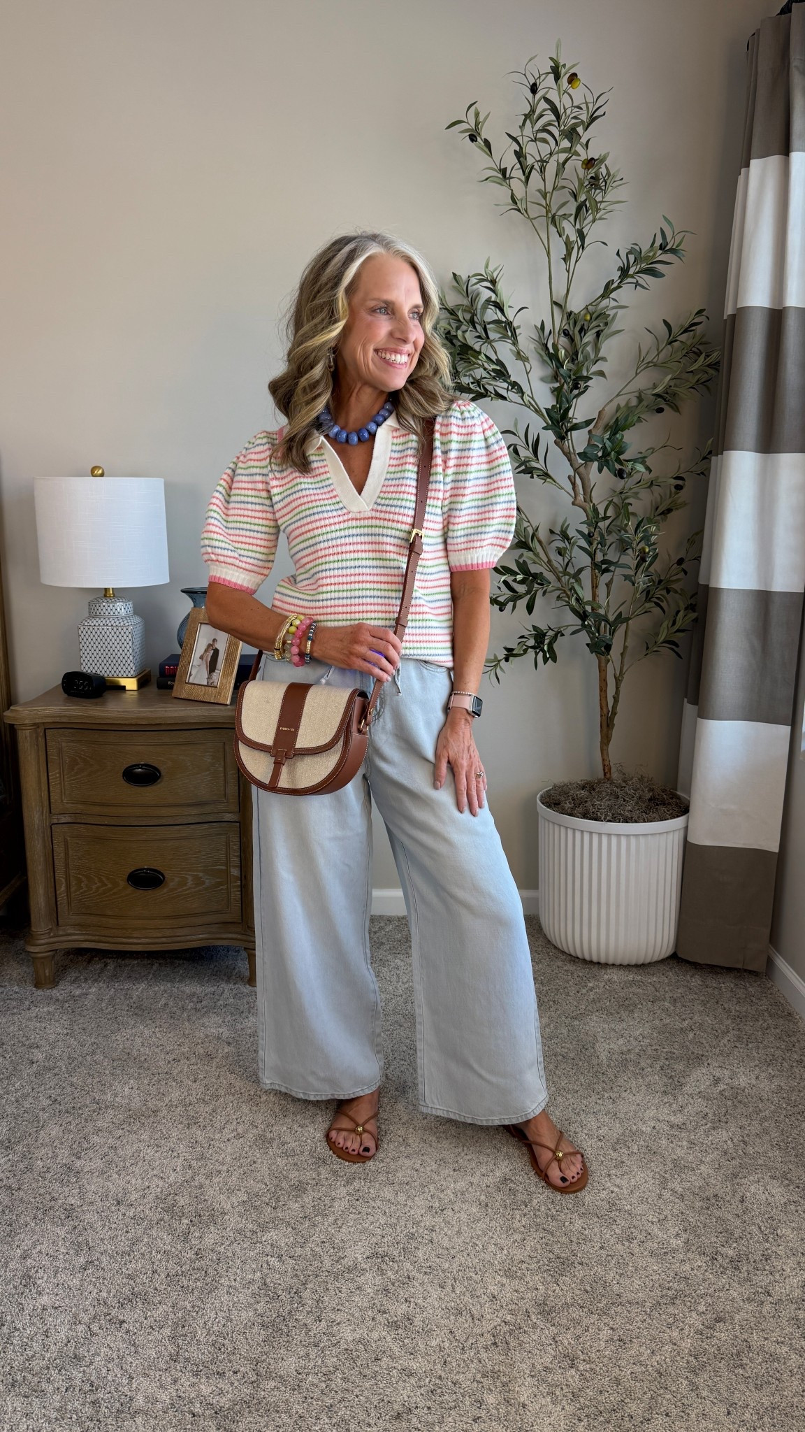 Use code VIPONLY to save 40% on pants and COASTTOCOAST to save 20% on sweater. Wearing XS sweater and small pants (could wear XS)

#LTKOver40 #LTKSaleAlert #LTKgrwm