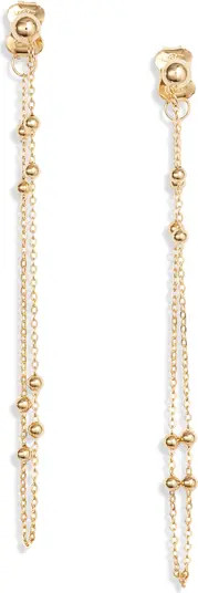 Bony Levy 14K Gold Chain Loop Earrings | Nordstrom | Nordstrom