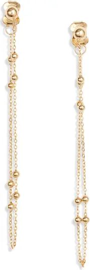 Bony Levy 14K Gold Chain Loop Earrings | Nordstrom | Nordstrom