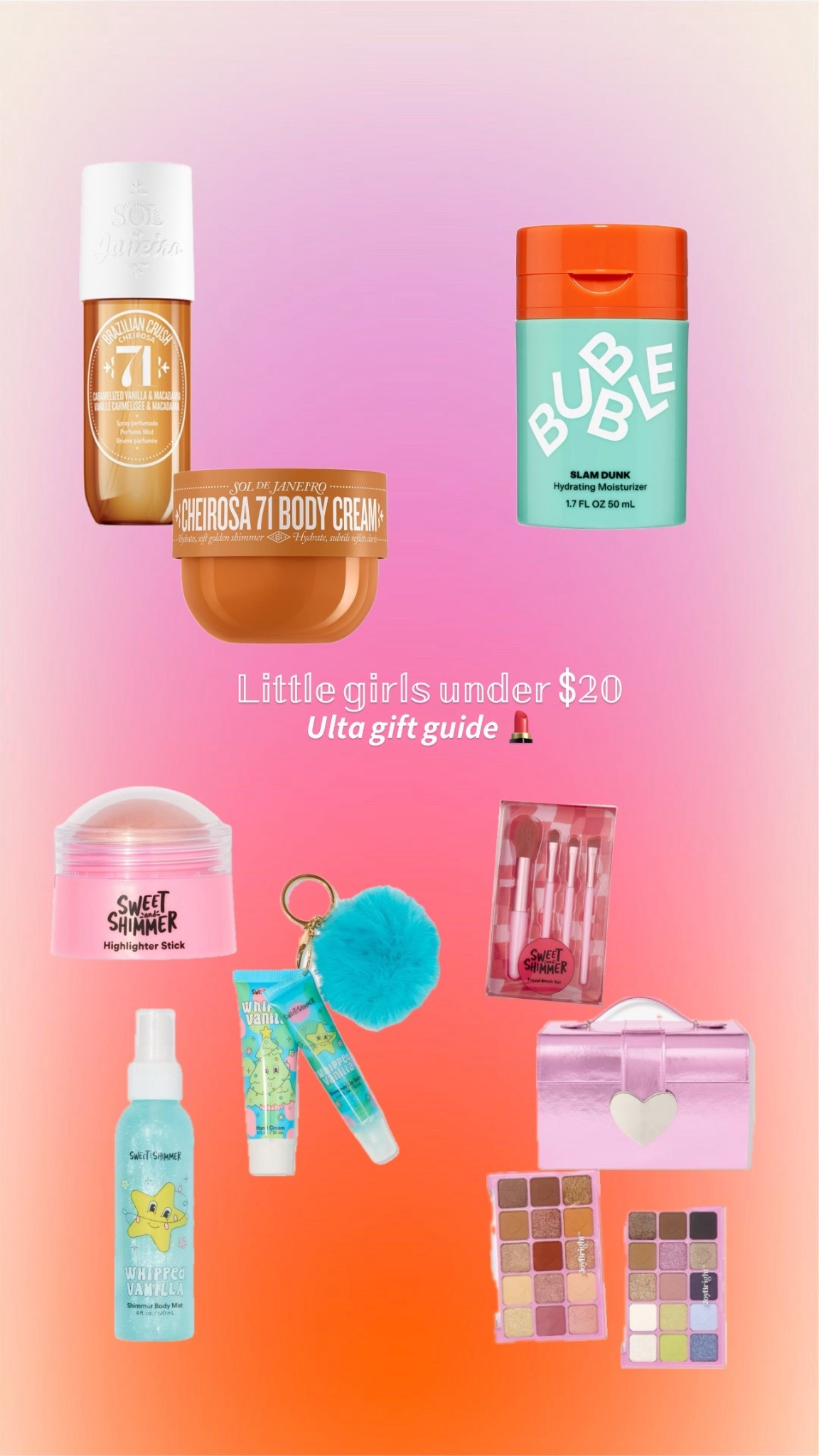 Little girls ulta gifts! Under $20 some are 5 for $5 😍

#LTKHoliday #LTKCyberWeek #LTKGiftGuide