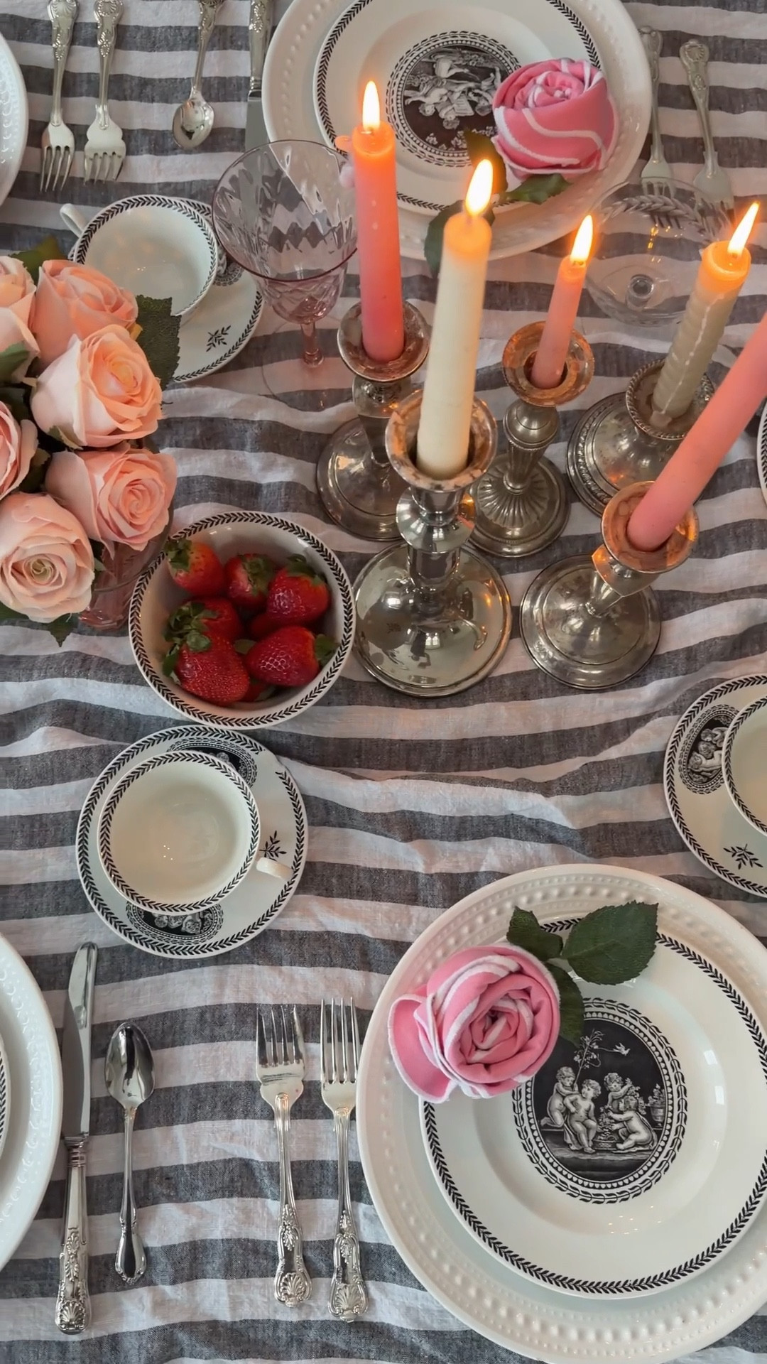 Wedgwood Cipriani Pattern dinner plates Each plate is decorated with an idyllic cherub motif. A highly sought after pattern with endless charm. Nearly impossible to find matched sets. #valentinedecor #cherubs #valentinetablesetting

#LTKValentine #LTKHome #LTKSeasonal