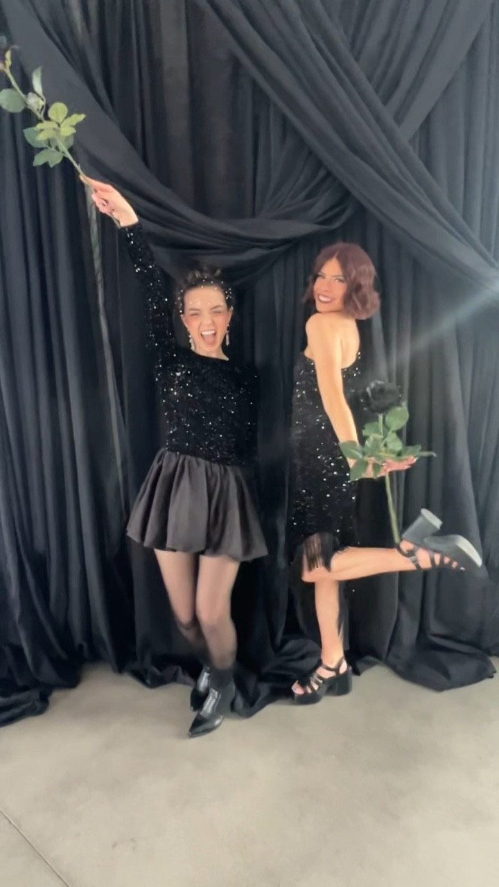 Rip to our 20s! attire: black ✨glam✨
🖤🪦🪩✨

#LTKFindsUnder50 #LTKBeauty #LTKParties