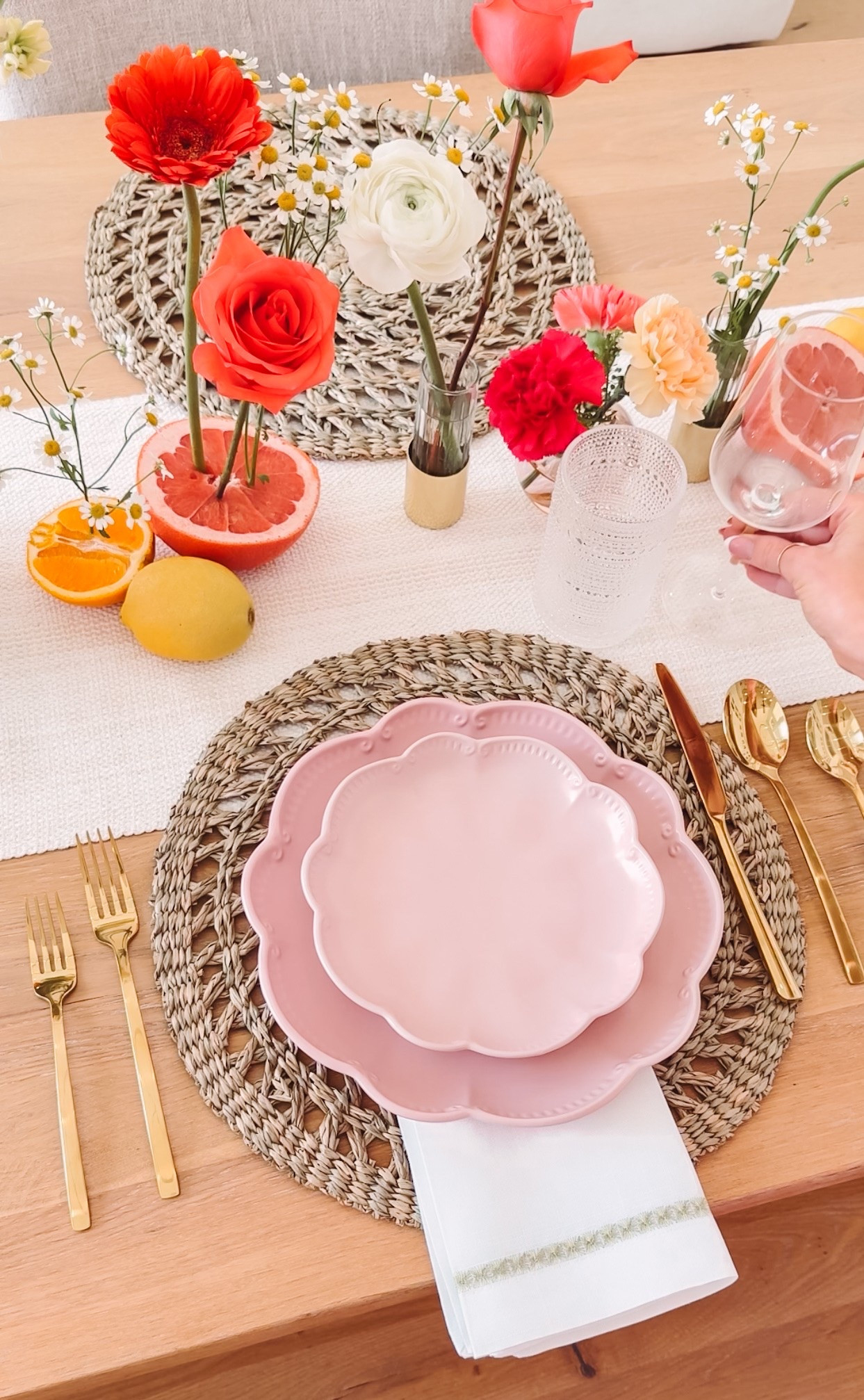 Transforming our home into a mini Mom-cation to celebrate the end of summer nearing 🌞 💐  I found the most beautiful serve-ware at Macy’s! 

Hosting parties, Mom favorites trending, unique, beautiful elegant table, setting pink summer

#LTKmomlife #LTKSeasonal #LTKHome