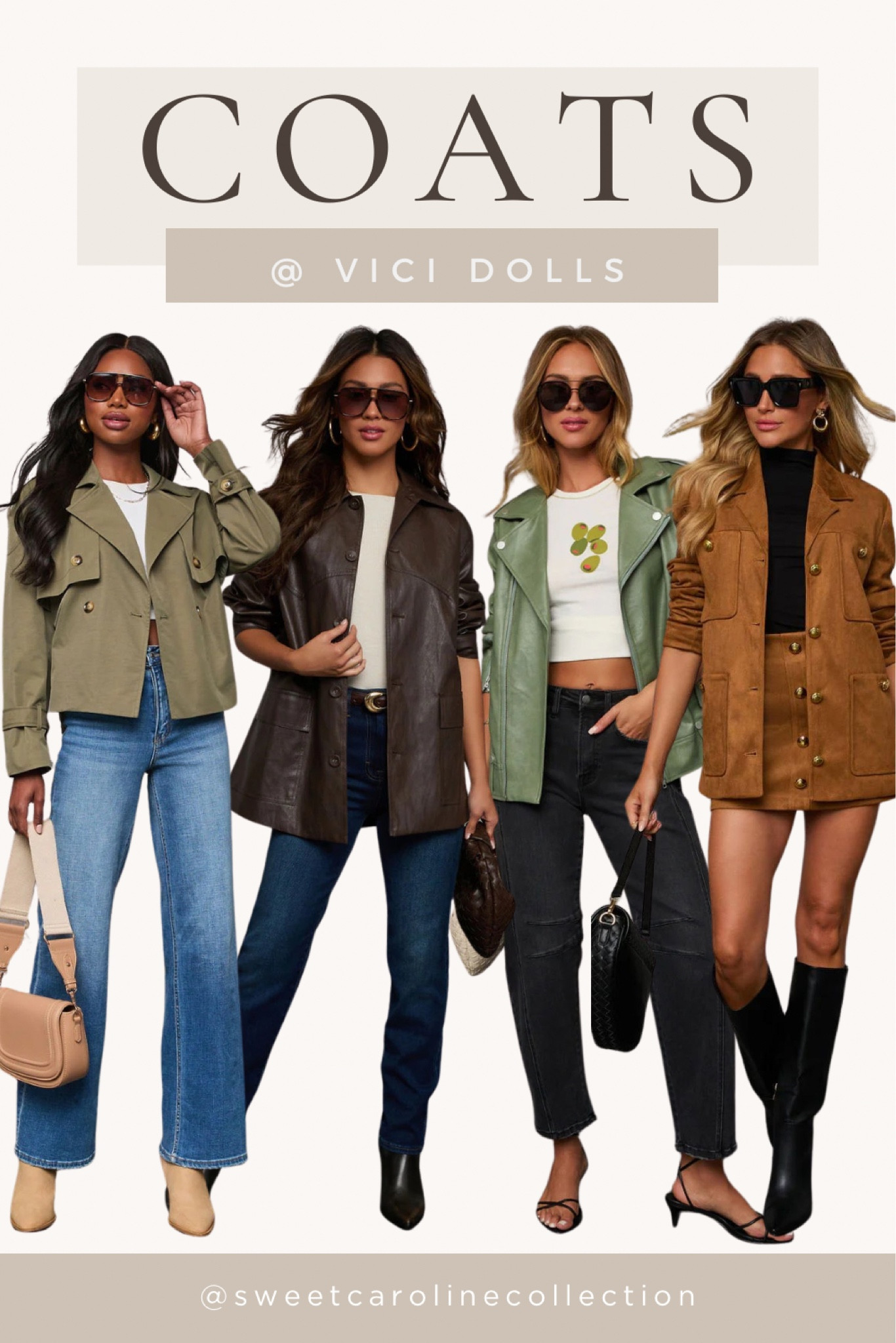 Fall Fashion — Vici Dolls Coats

Fall fashion, jacket, coat, wool coat, double breasted coat, fashion, fall style, revolve, long coat, blazer, denim jacket, suede jacket, green coat, vici dolls, Greylin, sale, plaid coat, Sherpa coat, leather coat, trench coat, cropped trench coat, trendy, new arrivals, sale, workwear, autumn, H&M, Mango, dillards, Showpo, J.crew, Nordstrom, guess, Bernardo, Steve Madden, Calvin Klein, Fall, Macys, seasonal, fashion, style, workwear, under 100, sweet Caroline collection

#LTKunder100 #LTKworkwear

#LTKStyleTip #LTKSeasonal #LTKFindsUnder100