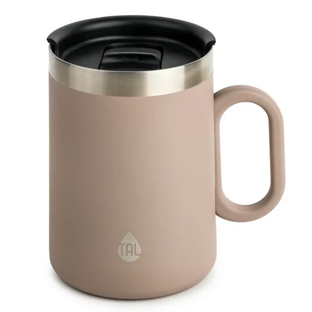 TAL Stainless Steel Brew Coffee Mug 15 fl oz, Taupe - Walmart.com | Walmart (US)
