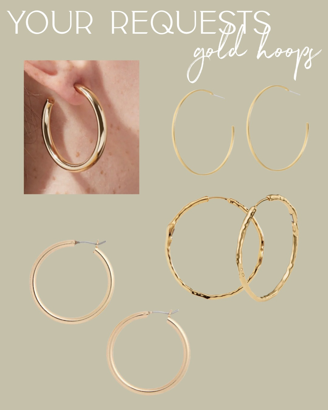 Chunky gold hoops for everyday 

#LTKgrwm #LTKdayinmylife #LTKootd