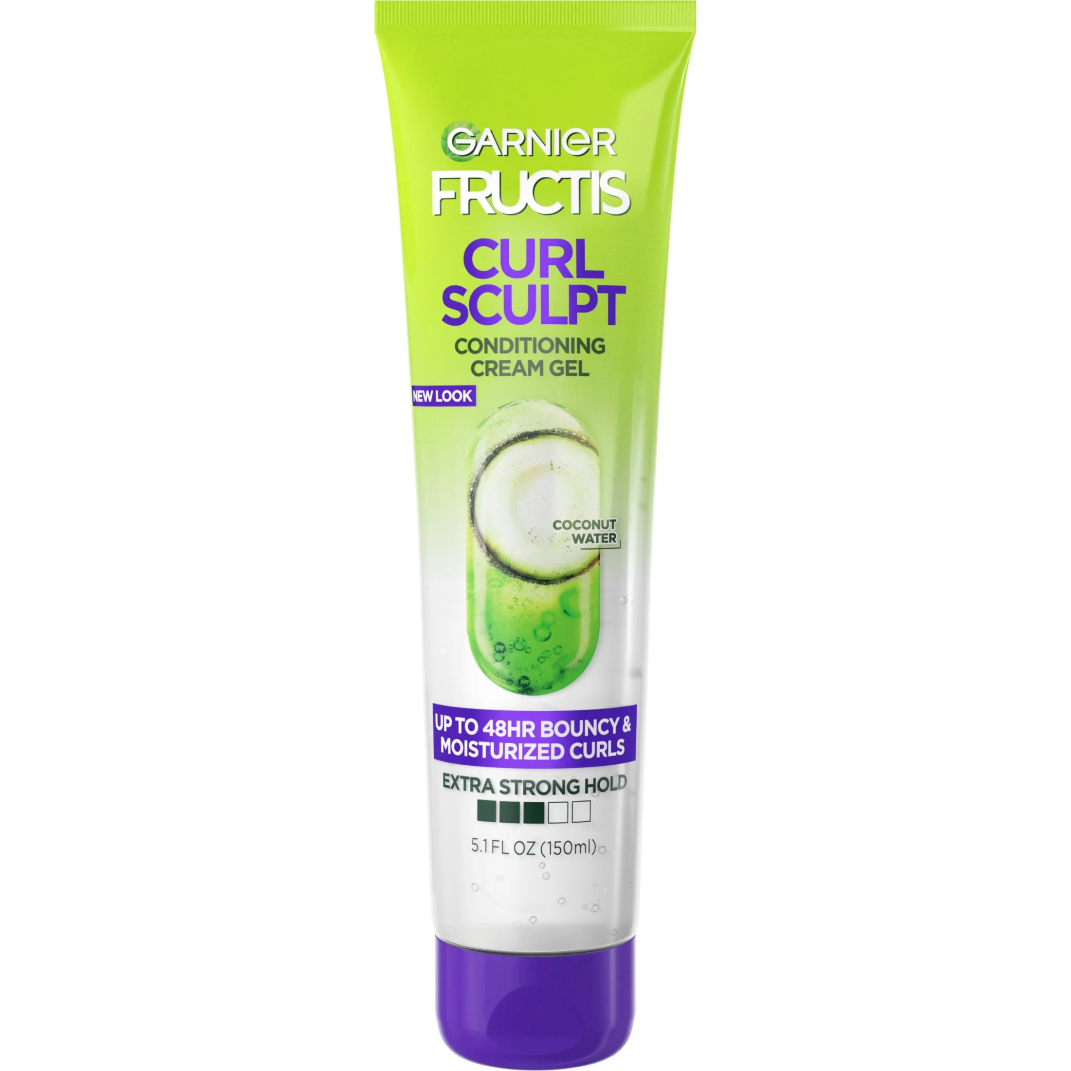 Garnier Fructis Style Bouncy Curls Hair Styling Gel with Shea Butter, 5.1 fl oz | Walmart (US)