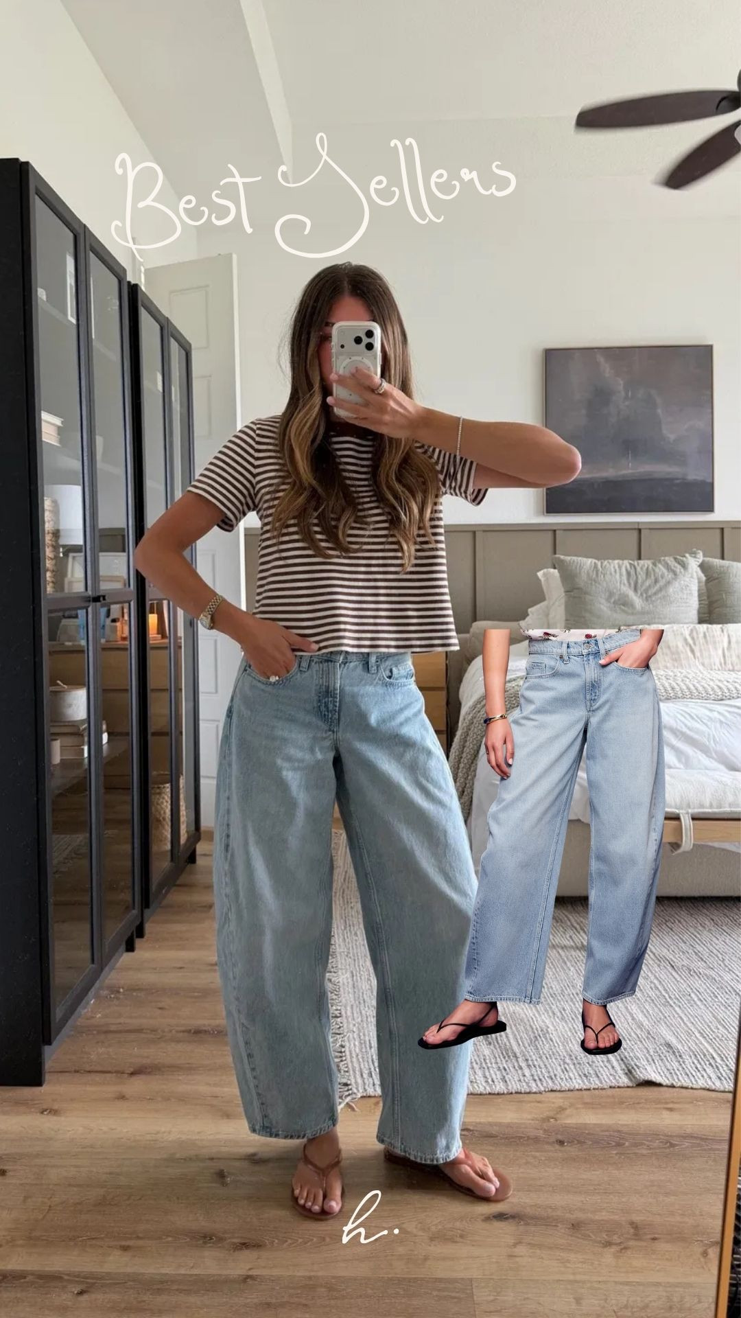 My favorite jeans for this new season! They have then perfect barrel look for any outfit

#LTKootd