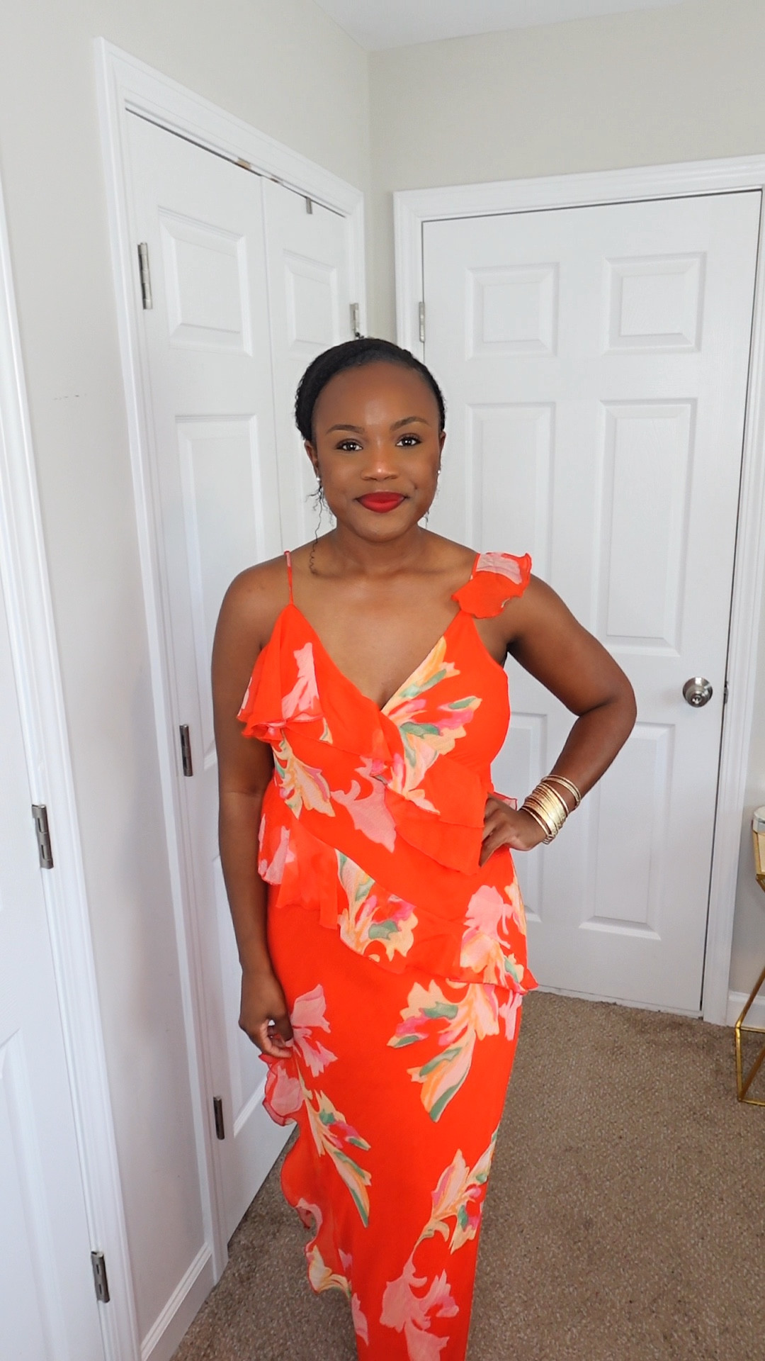 Spring Outfit Inspo: Jeneè Naylor x Future Collective Target Dress-the perfect spring dress!
Dress: @target @Jenee
Shoes: @Nordstrom
Jewelry: @David Yurman
Lipstick: @Gwen Stefani @GXVE by Gwen
Stefani

#LTKVideo #LTKStyleTip #LTKMidsize
