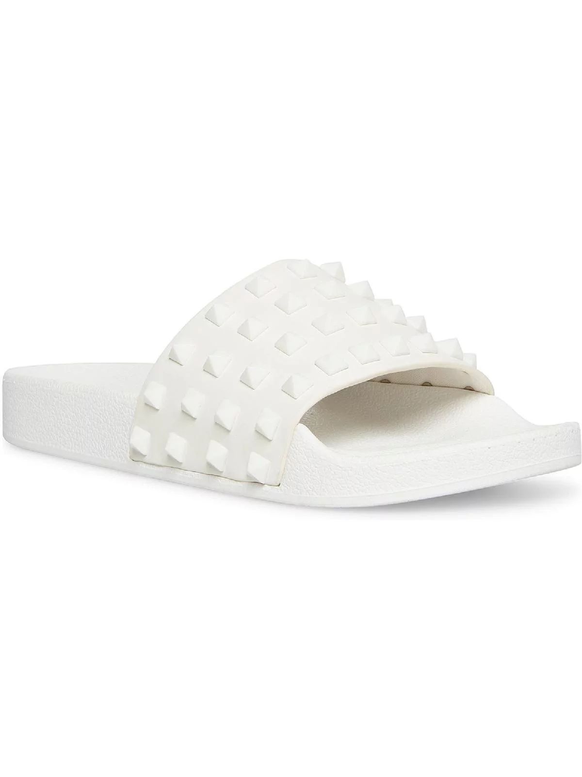 Madden Girl Womens Flashh Footbed Casual Pool Slides | Walmart (US)