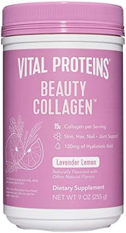 Vital Proteins Beauty Collagen Peptides Powder Supplement for Women, 120mg of Hyaluronic Acid - 1... | Amazon (US)