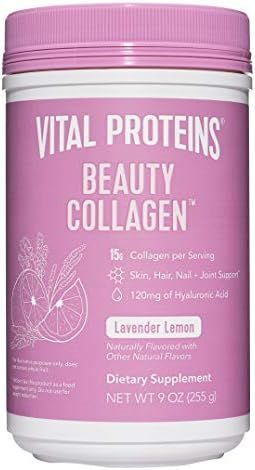 Vital Proteins Beauty Collagen Peptides Powder Supplement for Women, 120mg of Hyaluronic Acid, 15g o | Amazon (US)
