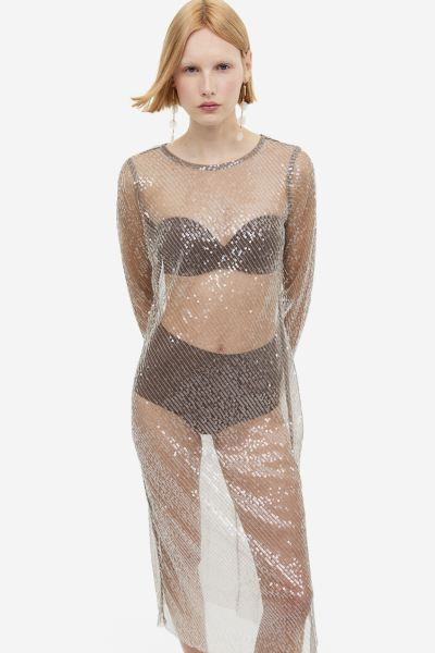 Sequined Mesh Dress | H&M (US + CA)