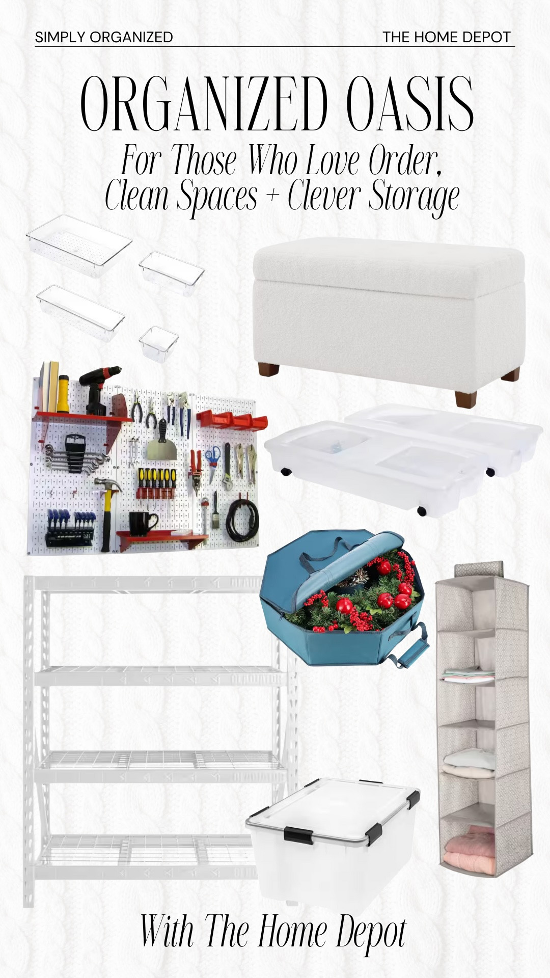 The Home Depot is having a great Black Friday sale on Holiday Decor but also home organization! Never too early to start thinking about how to pack it all away at the end of the season... 

 #LTKHoliday #LTKHome #LTKSaleAlert