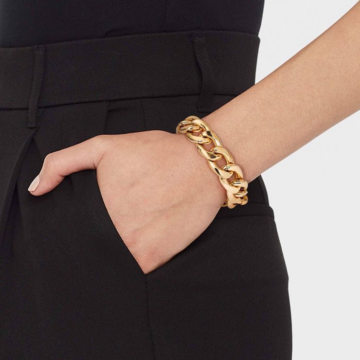 Chunky Chain Bracelet - A New Day™ Gold | Target