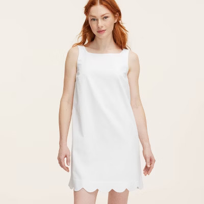 Women's Scalloped Mini Shift Dress - kate spade new york x Target White | Target