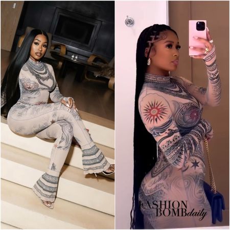Both Yung Miami and Dess Dior wore this jean Paul Gaultier jumpsuit. Who wore it better? 