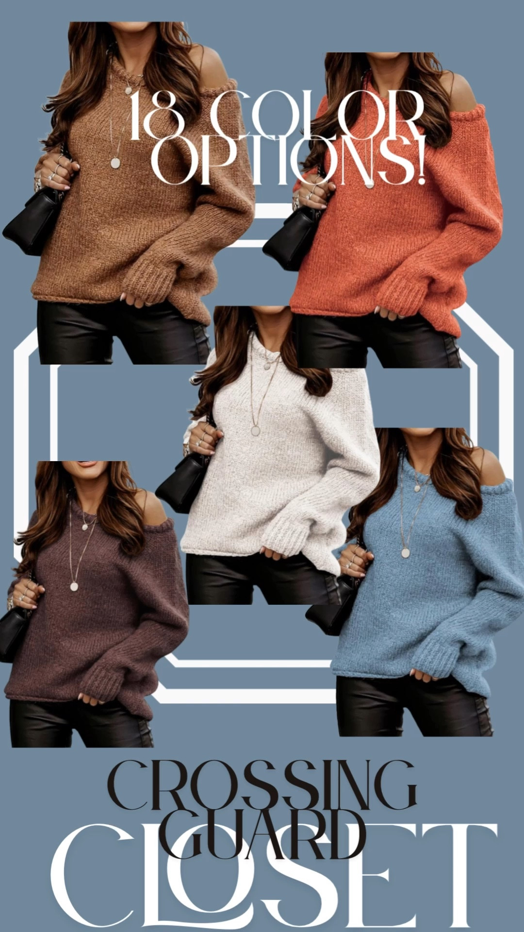 ✨I have the orange! This sweater can be worn off the shoulder or centered with a beautiful crew neck. Slightly oversized and very comfortable. 

Dress it up for date night or office casual. So many color choices 🛍️ 



#LTKSeasonal #LTKFindsUnder50 #LTKOver40