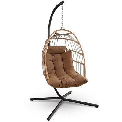 SereneLife Egg Swing Chair - Indoor/Outdoor Hanging Chair with Stand | Target