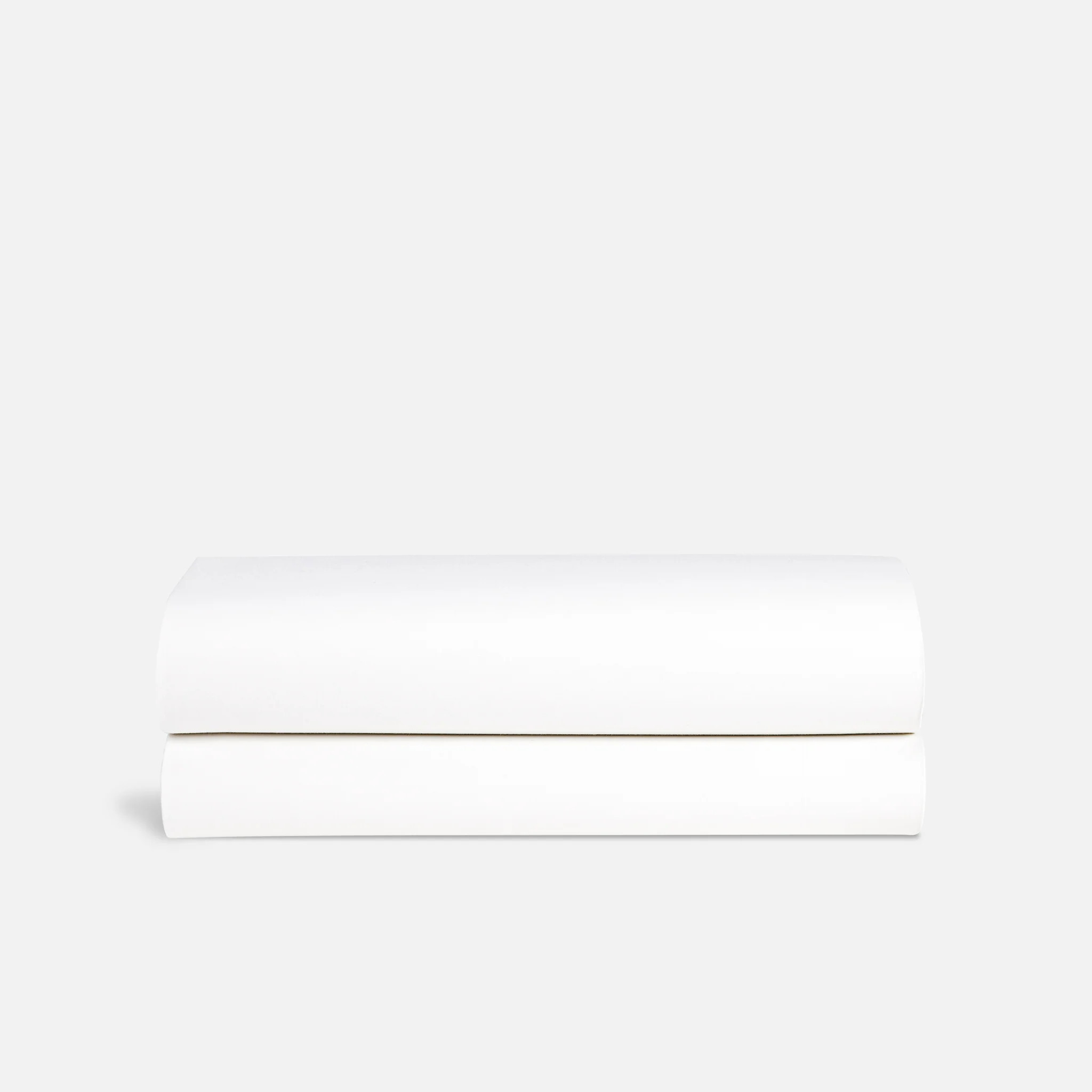Brooklinen Classic Percale Fitted Sheet size Queen in Solid White | Brooklinen