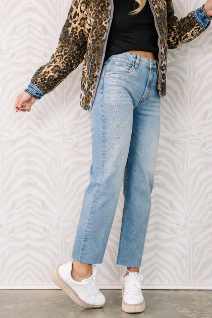 Fay High Rise Ankle Straight Jean | The Willow Tree