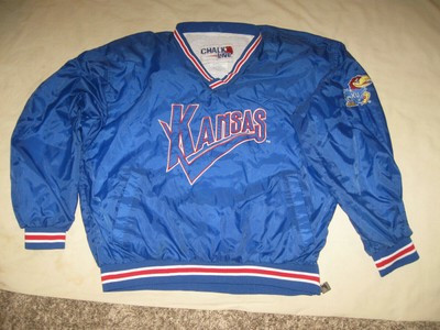 Kansas Jayhawks Vintage Pullover Jacket Chalk Line Men's Large KU NCAA   | eBay | eBay AU