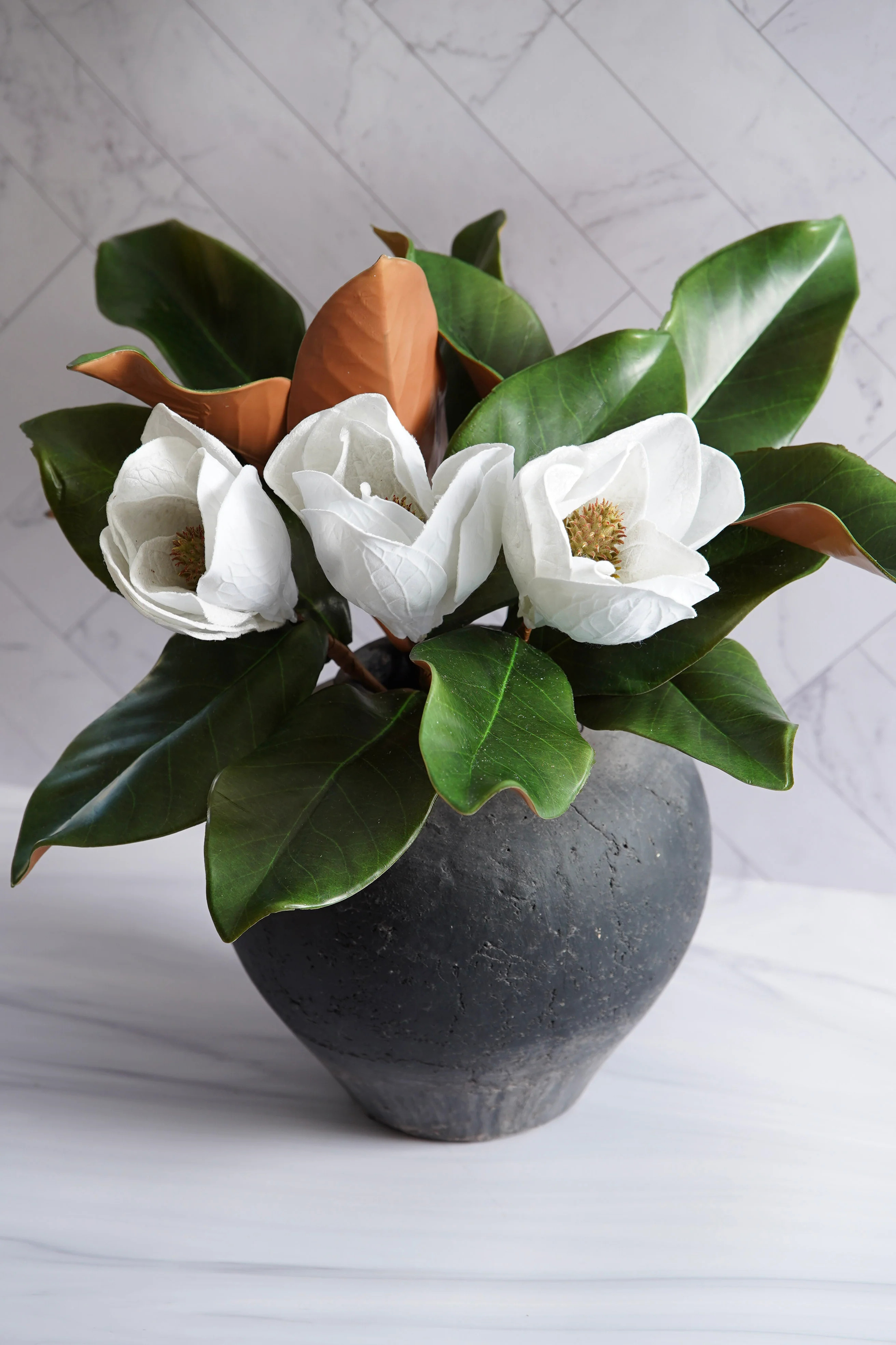 Real Touch Magnolia Leaf Stem | MJHome