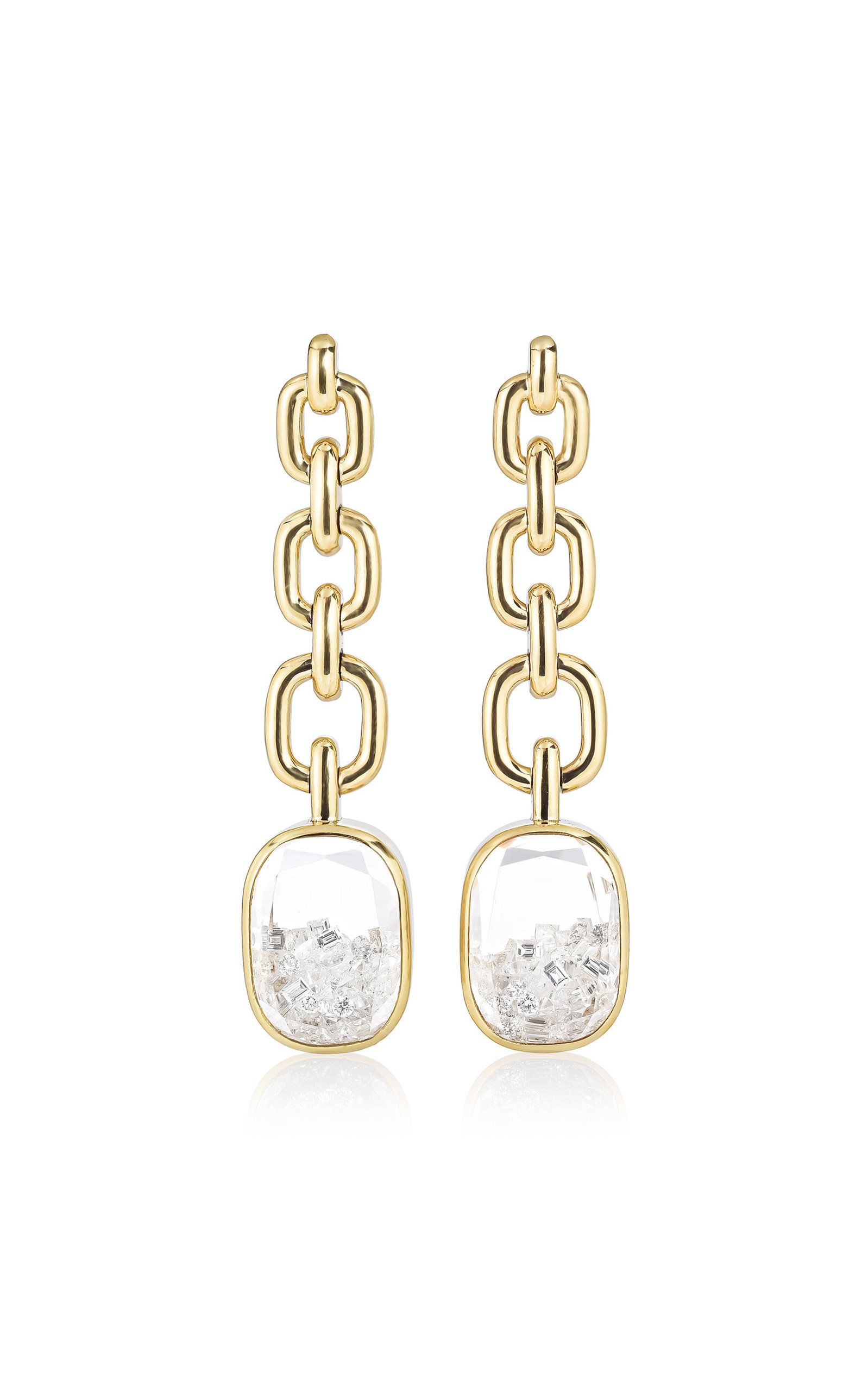 Moritz Glik - Women's Elo 18K Yellow Gold Diamond Earrings - Gold - OS - Moda Operandi - Gifts For Her | Moda Operandi (Global)