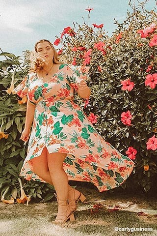 Plus Size Floral Button-Front Dress | Forever 21 (US)