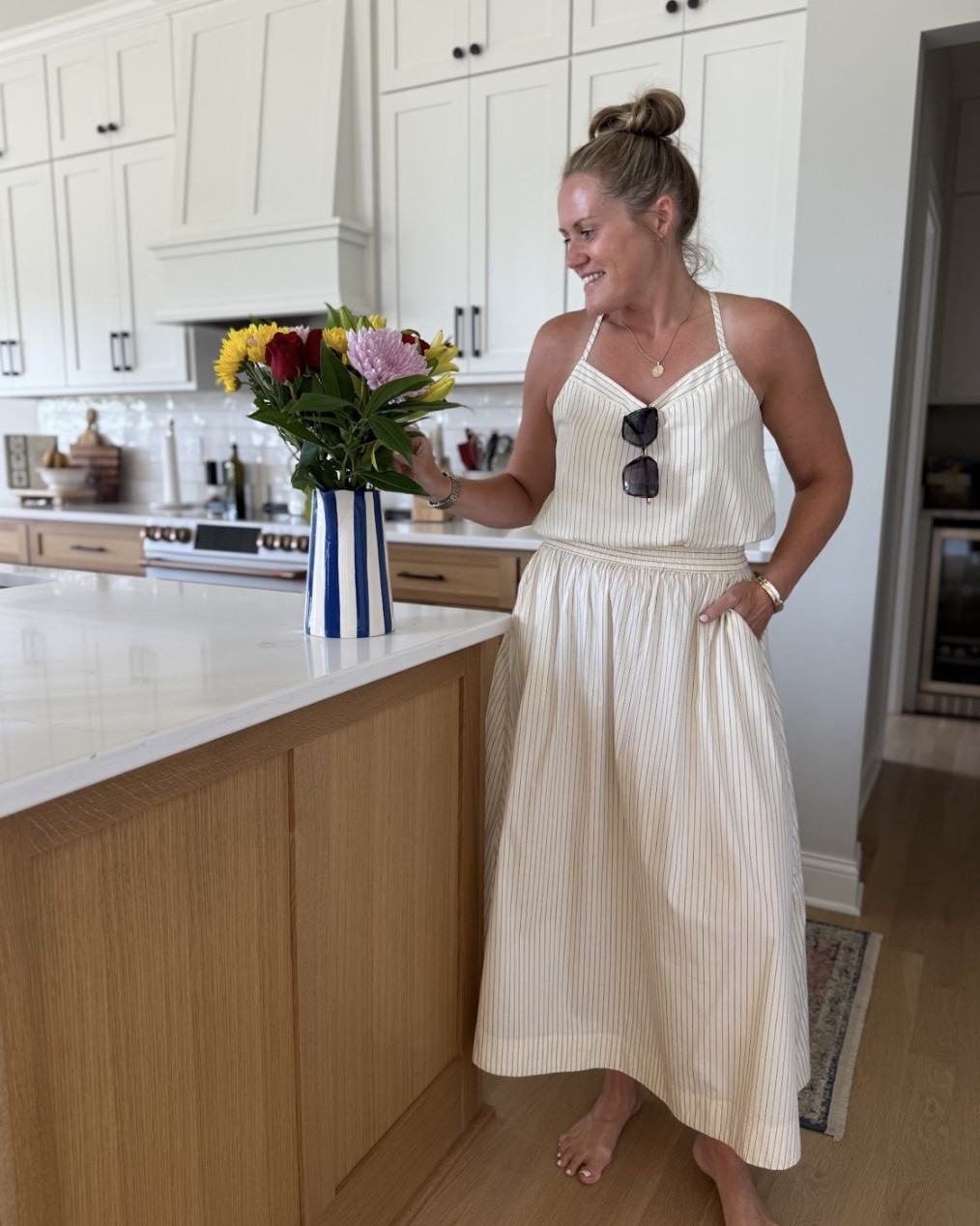 You can never go wrong with crisp white staples. 🤍 I'm loving the CALIA Garden Party collection for its timeless style, lightweight fabrics, and effortless feel. These are pieces you'll reach for again and again! @Caliafitness #Caliapartner

#LTKmomlife #LTKOver40