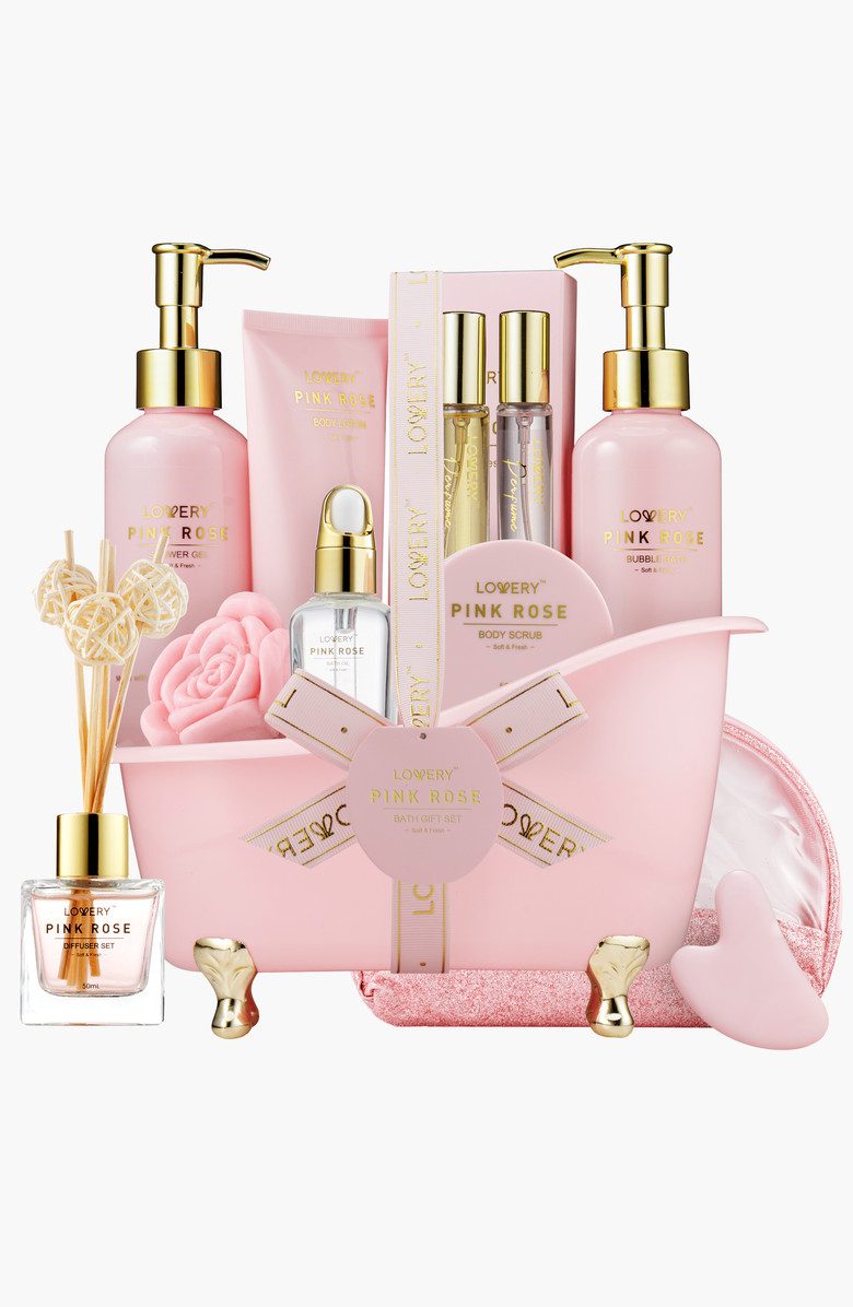 Luxury Spa Kit, 18Pc Relaxing Basket With Perfumes, Gua Sha And More | Nordstrom