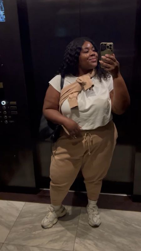 Travel Outfit to Dallas!

My trusty Nike sweatsuit and New Balances keep me comfy and relaxed during my long day of travels. 

Wearing a 3X. 

Plus Size Travel Outfit, Plus Size Fashion 

#LTKtravel #LTKplussize #LTKfindsunder100