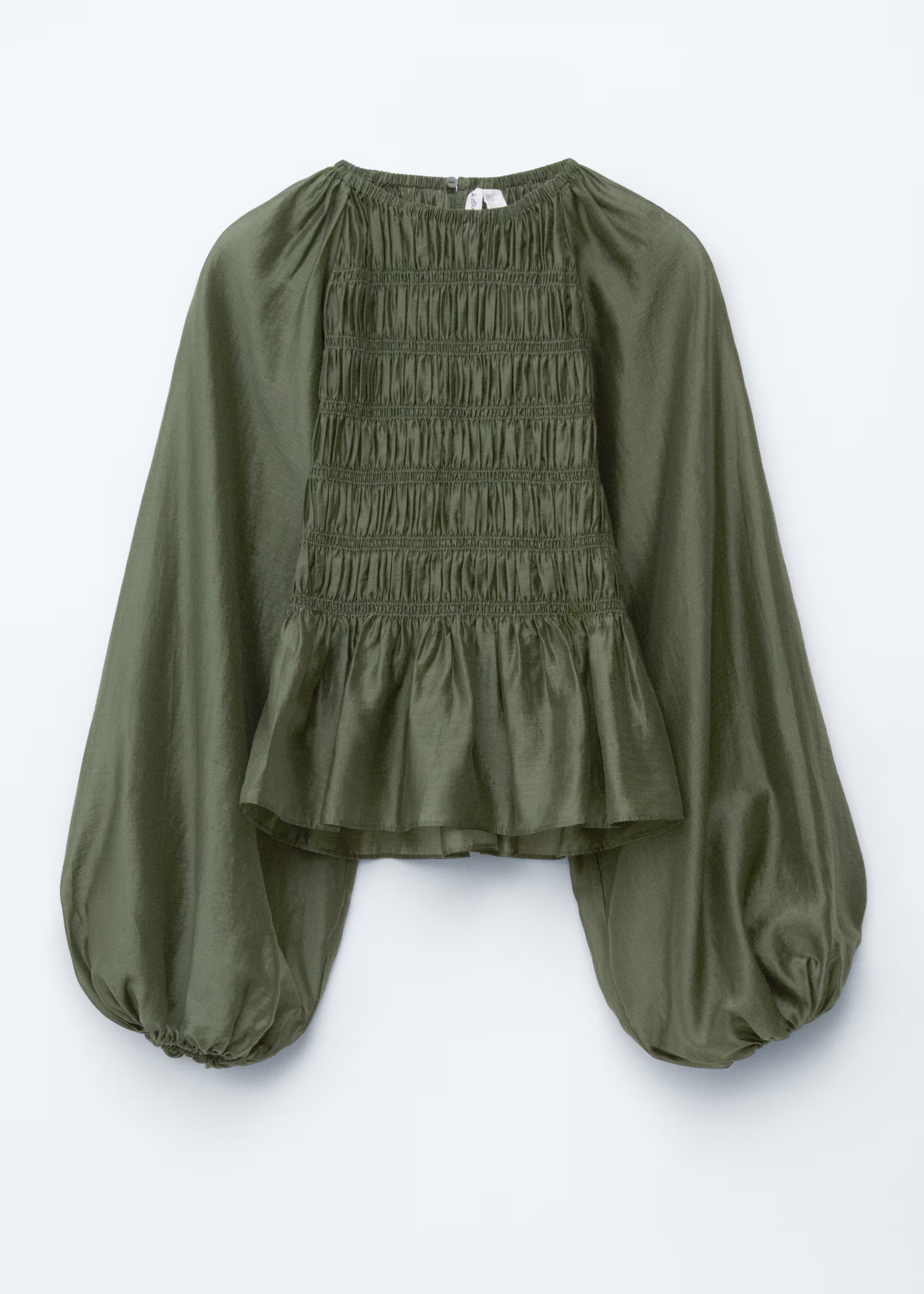 Balloon-sleeve Smocked Blouse | & Other Stories UK