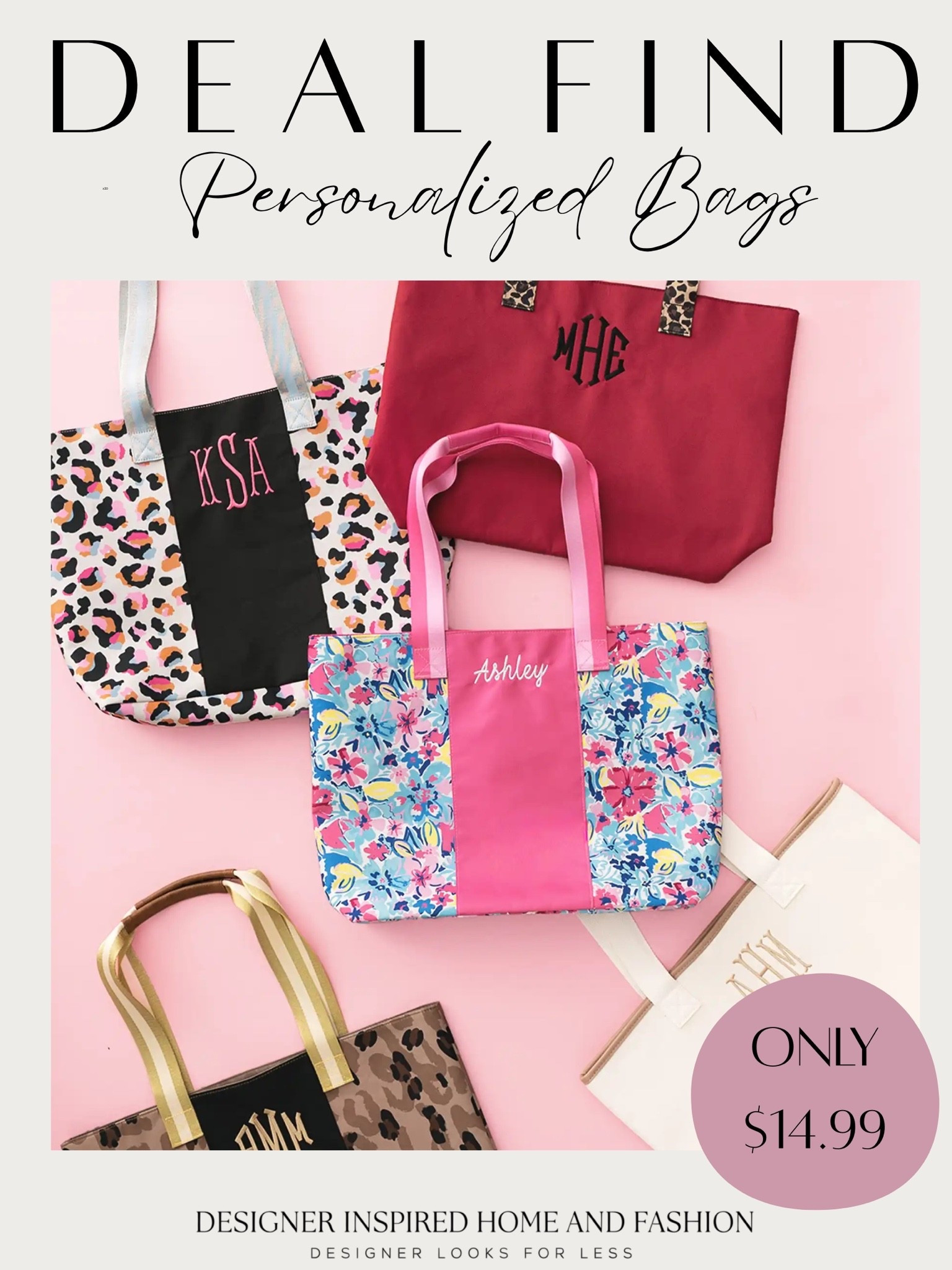 Personalized tote bags over 50% off original price! Personalization included!

#LTKSaleAlert #LTKgrwm #LTKmomlife