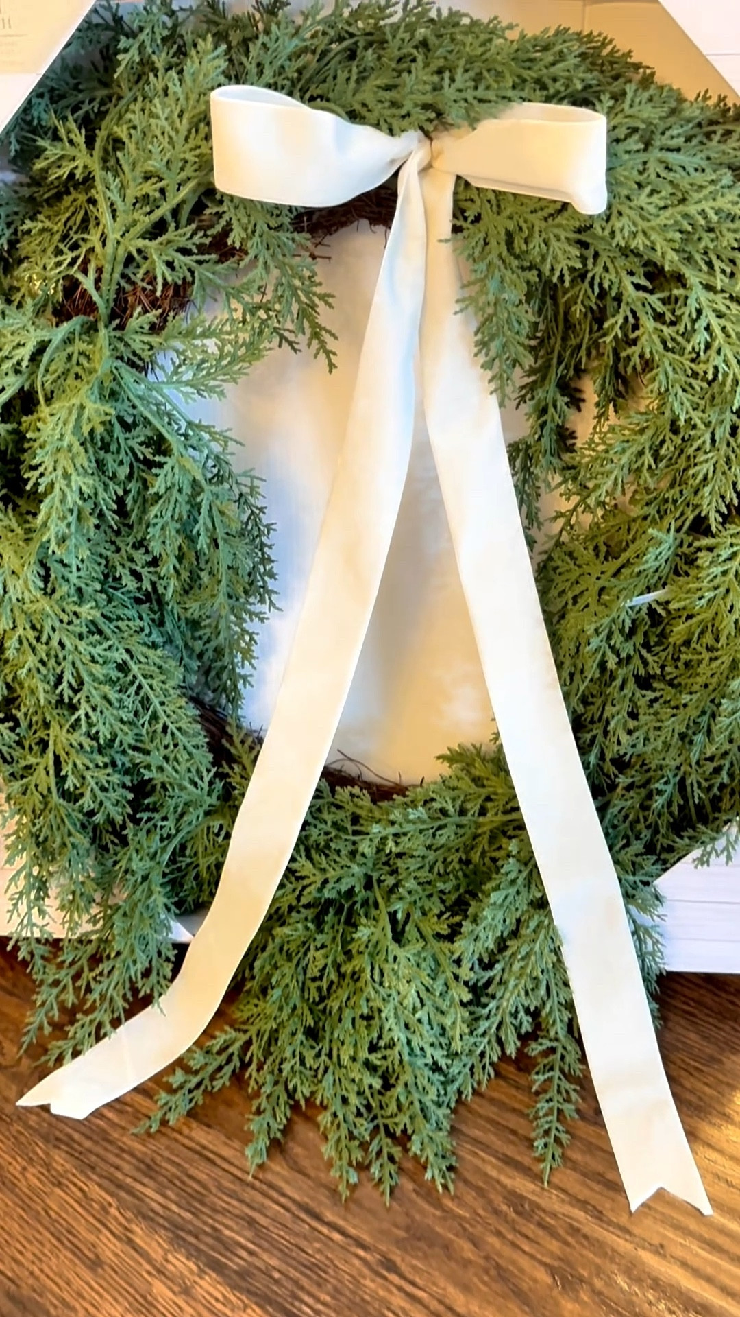 ✨These won’t last long! Beautiful natural looking cedar wreath (22inches) perfect for the holidays and they are only $32! 

Already low stock so add to cart now! 🛒 

#LTKSeasonal #LTKParties #LTKOver40