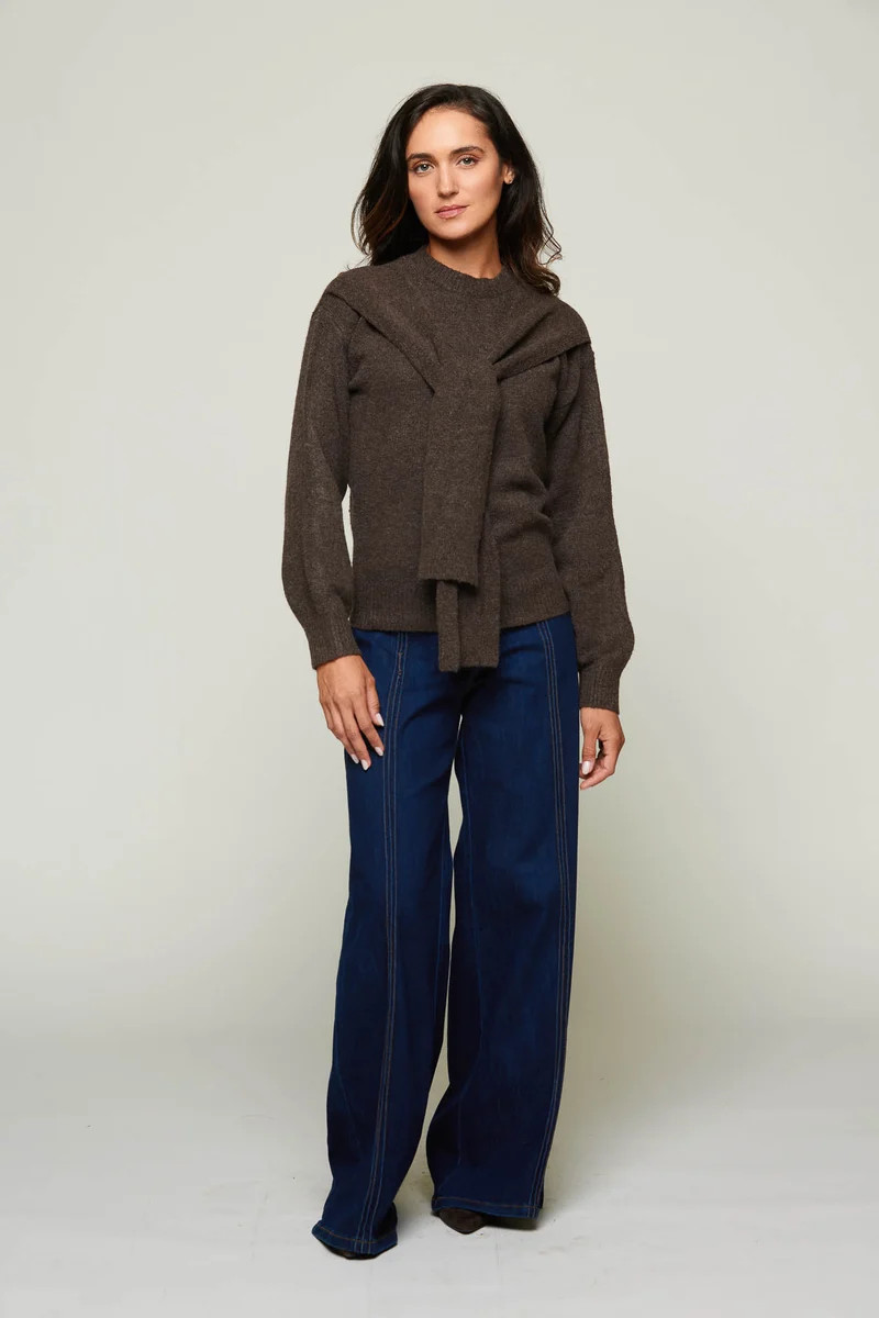 Adeline Knit Sweater & Scarf Set | Benaar La