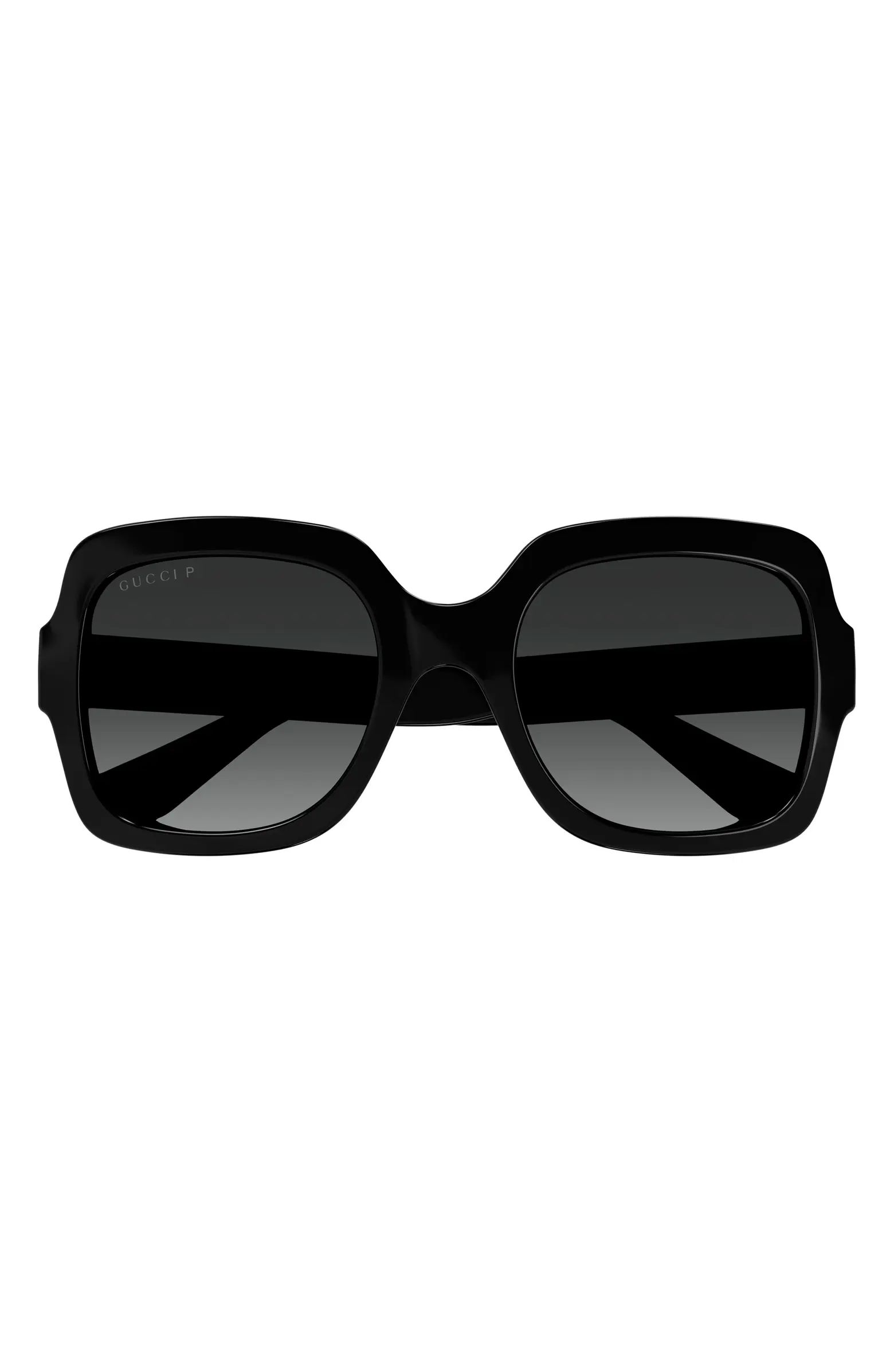 Gucci 54mm Polarized Square Sunglasses | Nordstrom | Nordstrom