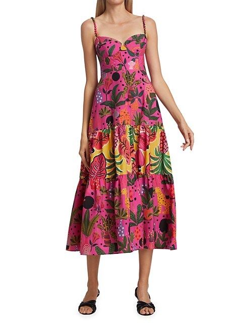 Pop Leopards Printed Midi Dress | Saks Fifth Avenue