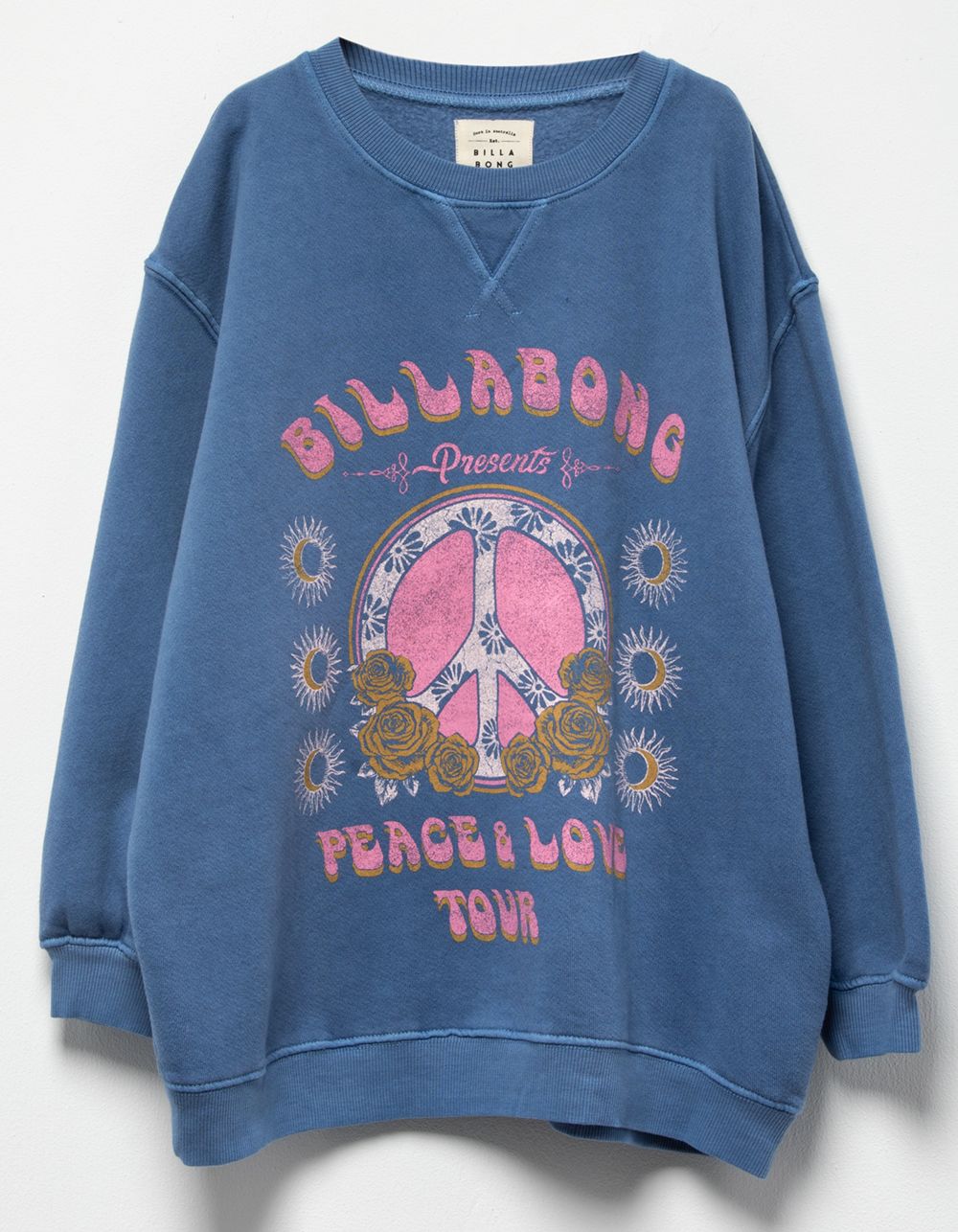 BILLABONG Making Waves Girls Crewneck Sweatshirt - BLUE | Tillys | Tillys