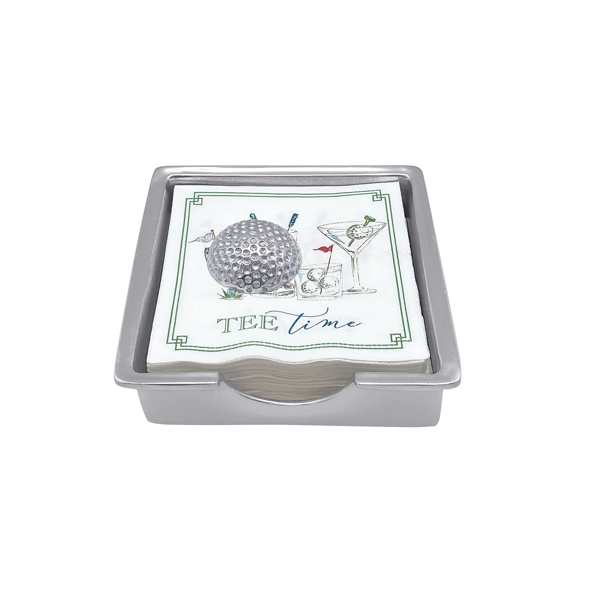 Golf Ball Signature Napkin Box | Mariposa