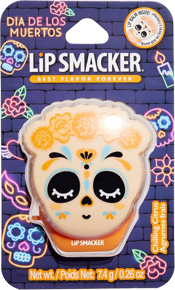 Lip Smacker Day of the Dead Lip Balm - Chilling Citrus (Orange) | Amazon (US)