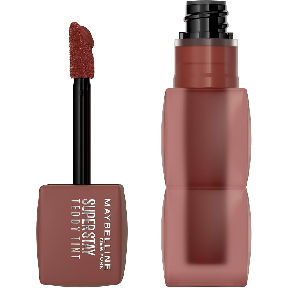 Maybelline Super Stay Teddy Lip Tint, Long Lasting Matte Lipstick For Up To 12HR Wear, Mascara Te... | Amazon (US)
