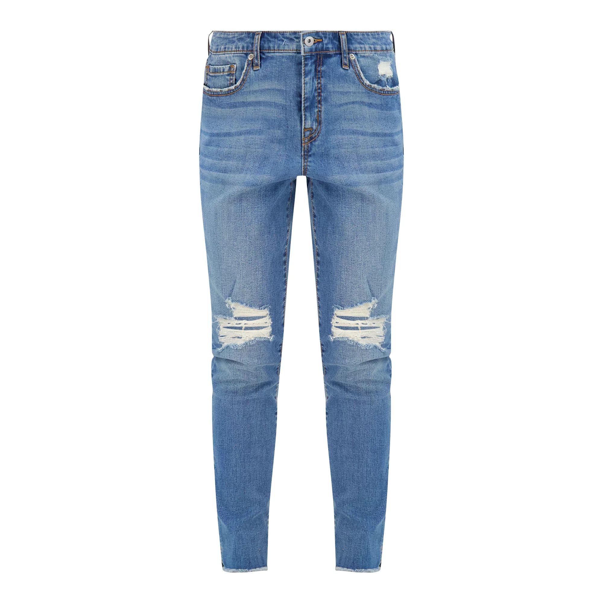 Sofia Jeans Women's Bagi Boyfriend Mid-Rise Distressed Jeans | Walmart (US)