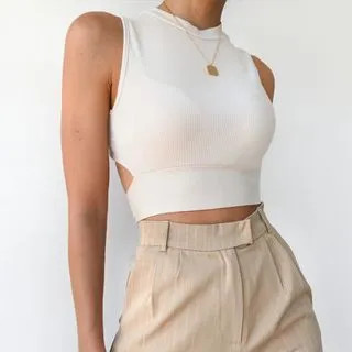 Open Back Crop Tank Top | YesStyle Global