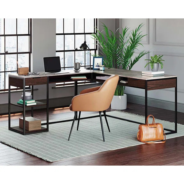 Barros L-Shaped Writing Desk | Wayfair North America