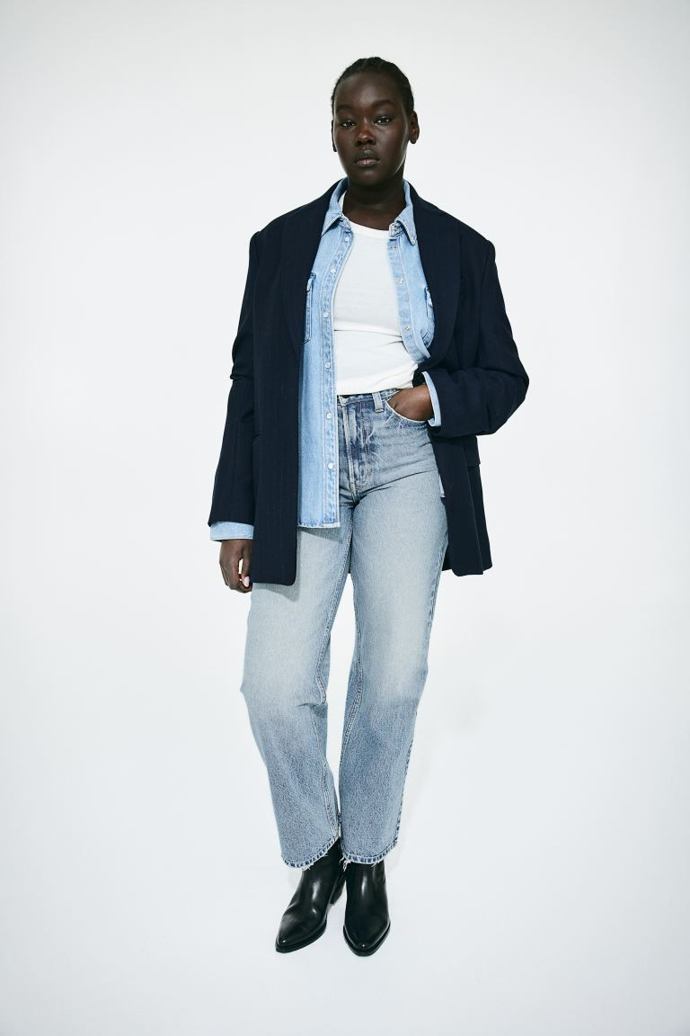 Curvy Fit Wide Ultra High Jeans | H&M (US + CA)